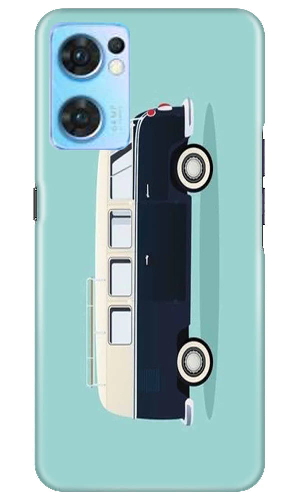 Travel Bus Mobile Back Case for Oppo Reno7 5G (Design - 338) Travel Bus Mobile Back Case for Oppo Reno7 5G (Design - 338)