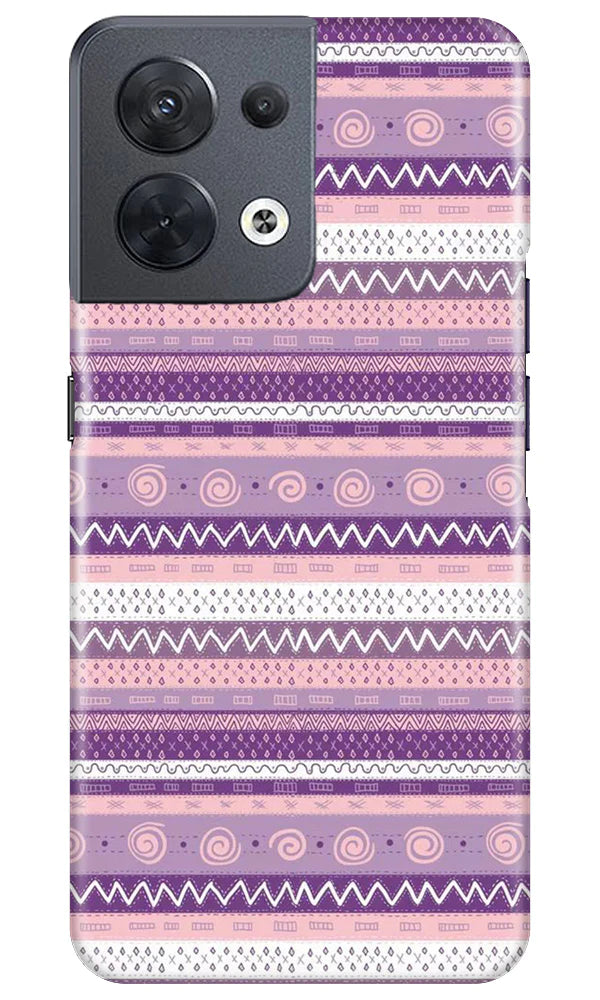 Zigzag line pattern3 Mobile Back Case for Oppo Reno 8 5G (Design - 11) Zigzag line pattern3 Case for Oppo Reno 8 5G