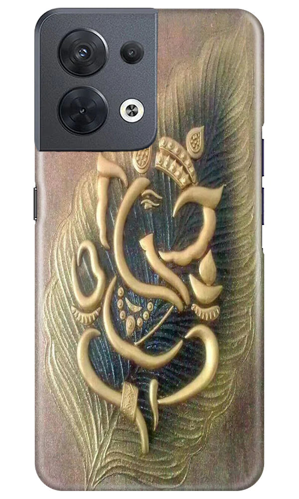Lord Ganesha Mobile Back Case for Oppo Reno 8 5G (Design - 100) Lord Ganesha Case for Oppo Reno 8 5G