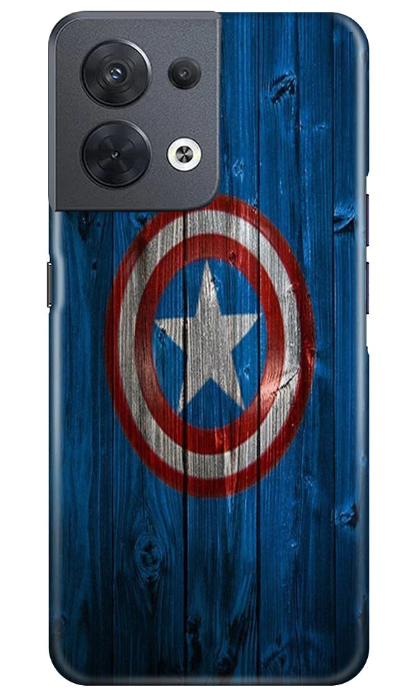 Captain America Superhero Mobile Back Case for Oppo Reno 8 5G (Design - 118) Captain America Superhero Case for Oppo Reno 8 5G (Design - 118)