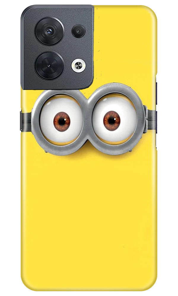 Minions Mobile Back Case for Oppo Reno 8 5G (Design - 128) Minions Case for Oppo Reno 8 5G (Design - 128)