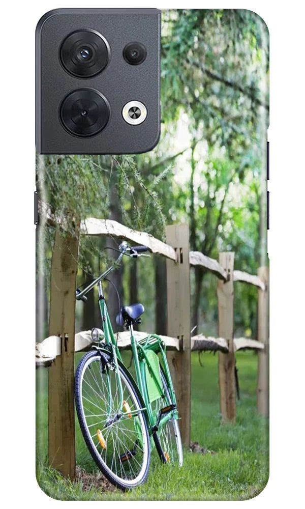 Bicycle Mobile Back Case for Oppo Reno 8 5G (Design - 177) Bicycle Case for Oppo Reno 8 5G (Design No. 177)