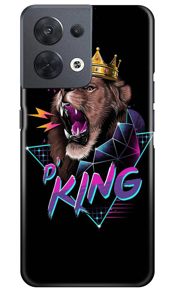 Lion King Mobile Back Case for Oppo Reno 8 5G (Design - 188) Lion King Case for Oppo Reno 8 5G (Design No. 188)