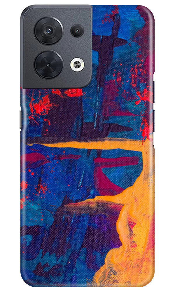 Modern Art Mobile Back Case for Oppo Reno 8 5G (Design - 207) Modern Art Case for Oppo Reno 8 5G (Design No. 207)