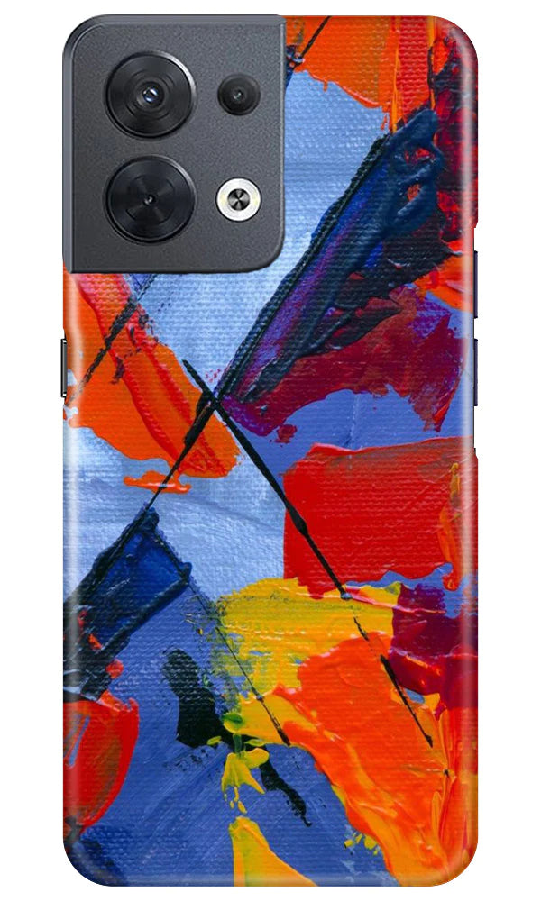 Modern Art Mobile Back Case for Oppo Reno 8 5G (Design - 209) Modern Art Case for Oppo Reno 8 5G (Design No. 209)