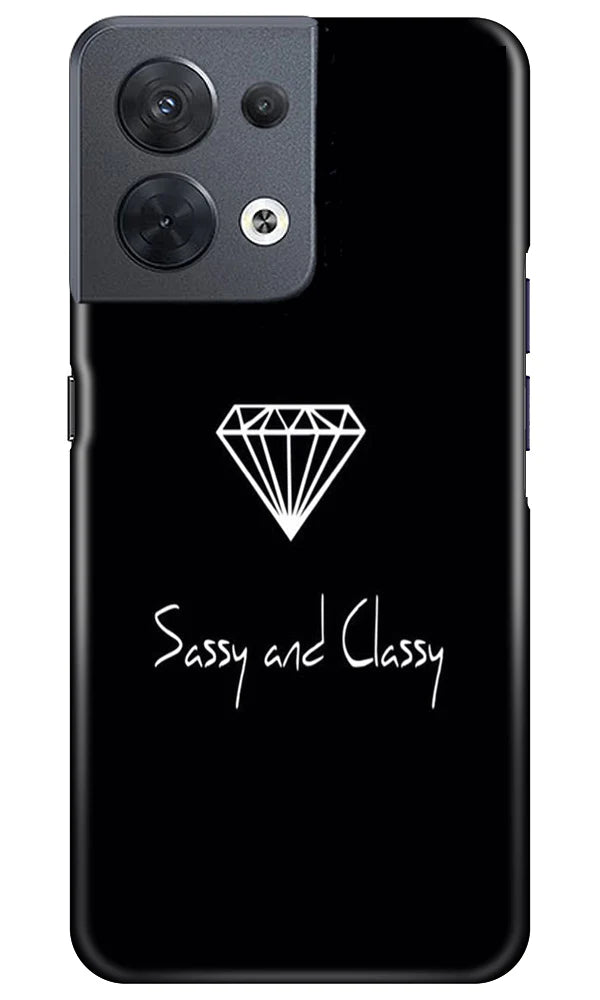 Sassy and Classy Mobile Back Case for Oppo Reno 8 5G (Design - 233) Sassy and Classy Case for Oppo Reno 8 5G (Design No. 233)