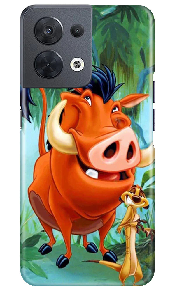 Timon and Pumbaa Mobile Back Case for Oppo Reno 8 5G (Design - 267) Timon and Pumbaa Mobile Back Case for Oppo Reno 8 5G (Design - 267)