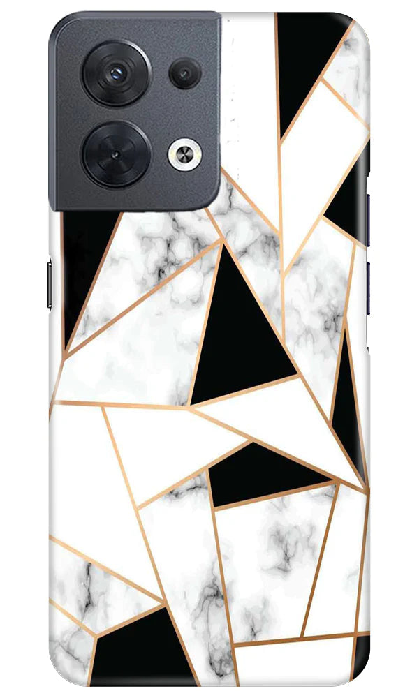 Marble Texture Mobile Back Case for Oppo Reno 8 5G (Design - 284) Marble Texture Mobile Back Case for Oppo Reno 8 5G (Design - 284)