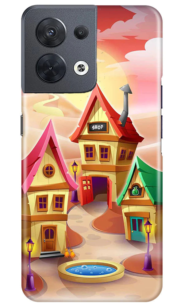 Sweet Home Mobile Back Case for Oppo Reno 8 5G (Design - 300) Sweet Home Mobile Back Case for Oppo Reno 8 5G (Design - 300)