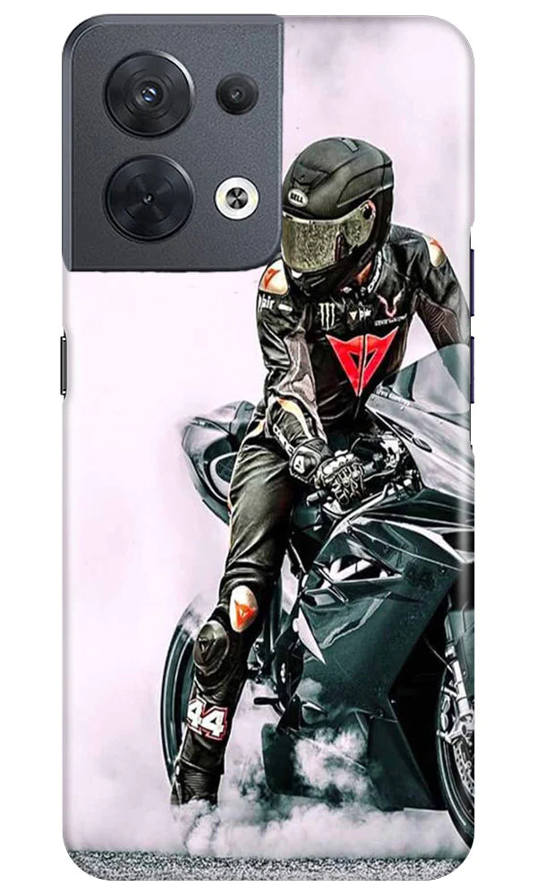 Biker Mobile Back Case for Oppo Reno 8 5G (Design - 342) Biker Mobile Back Case for Oppo Reno 8 5G (Design - 342)