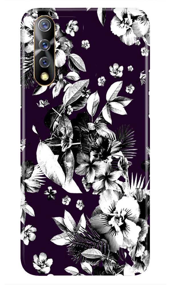 white flowers Case for Vivo S1 white flowers Case for Vivo S1