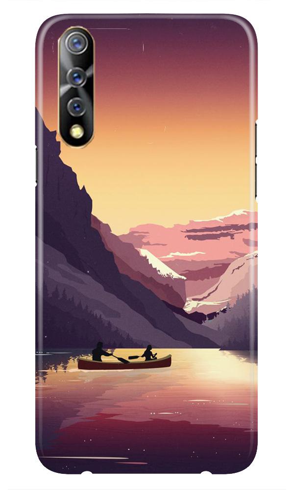 Mountains Boat Case for Vivo S1 (Design - 181) Mountains Boat Case for Vivo S1 (Design - 181)