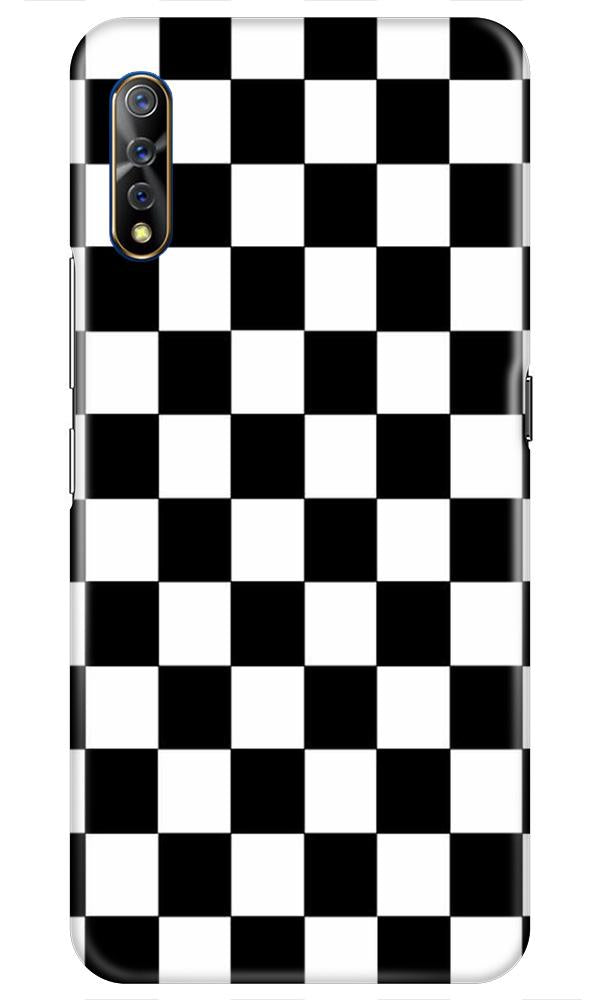 Black White Boxes Mobile Back Case for Vivo S1 (Design - 372) Black White Boxes Mobile Back Case for Vivo S1 (Design - 372)