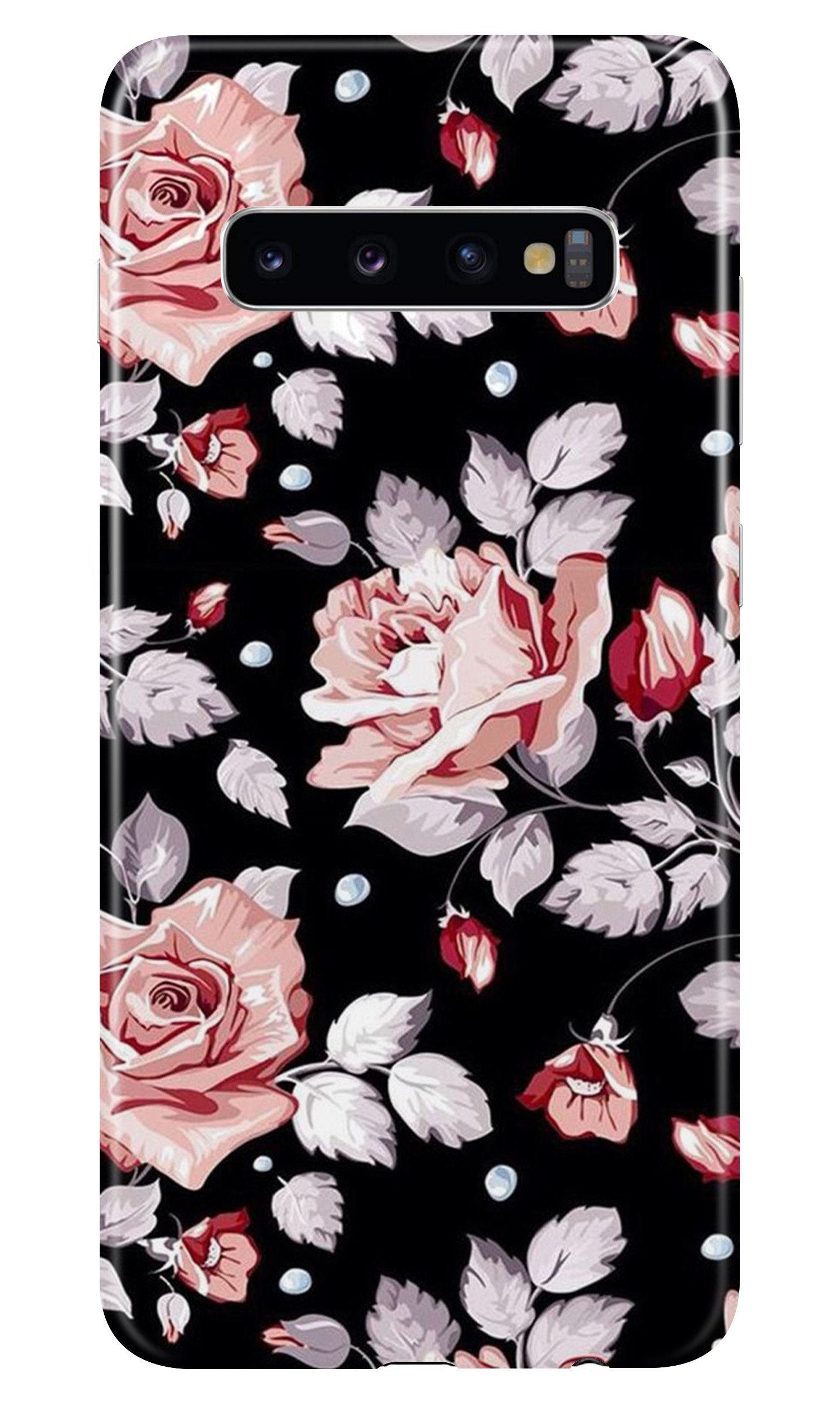 Pink rose Mobile Back Case for Samsung Galaxy S10 (Design - 12) Pink rose Case for Samsung Galaxy S10
