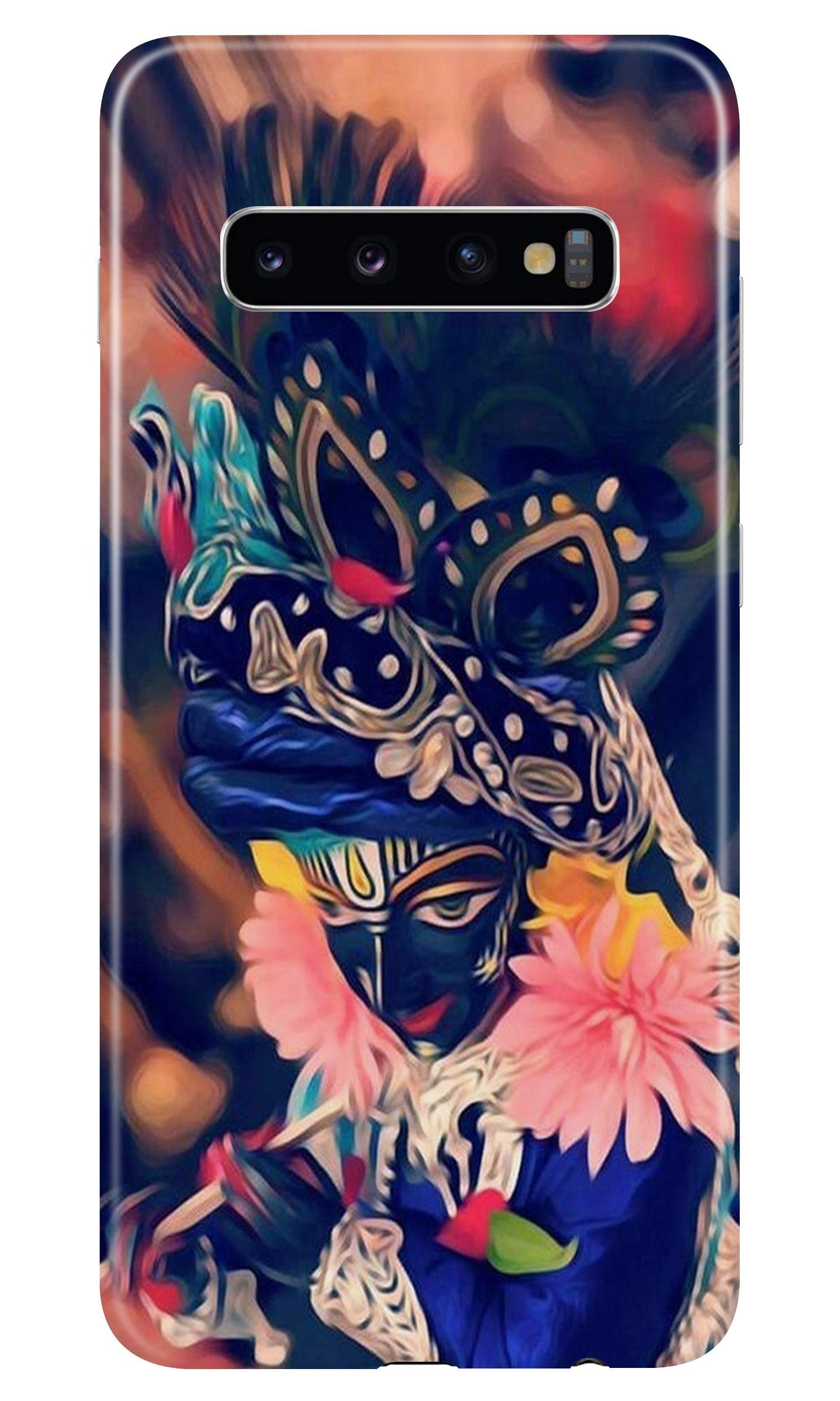 Lord Krishna Mobile Back Case for Samsung Galaxy S10 (Design - 16) Lord Krishna Case for Samsung Galaxy S10