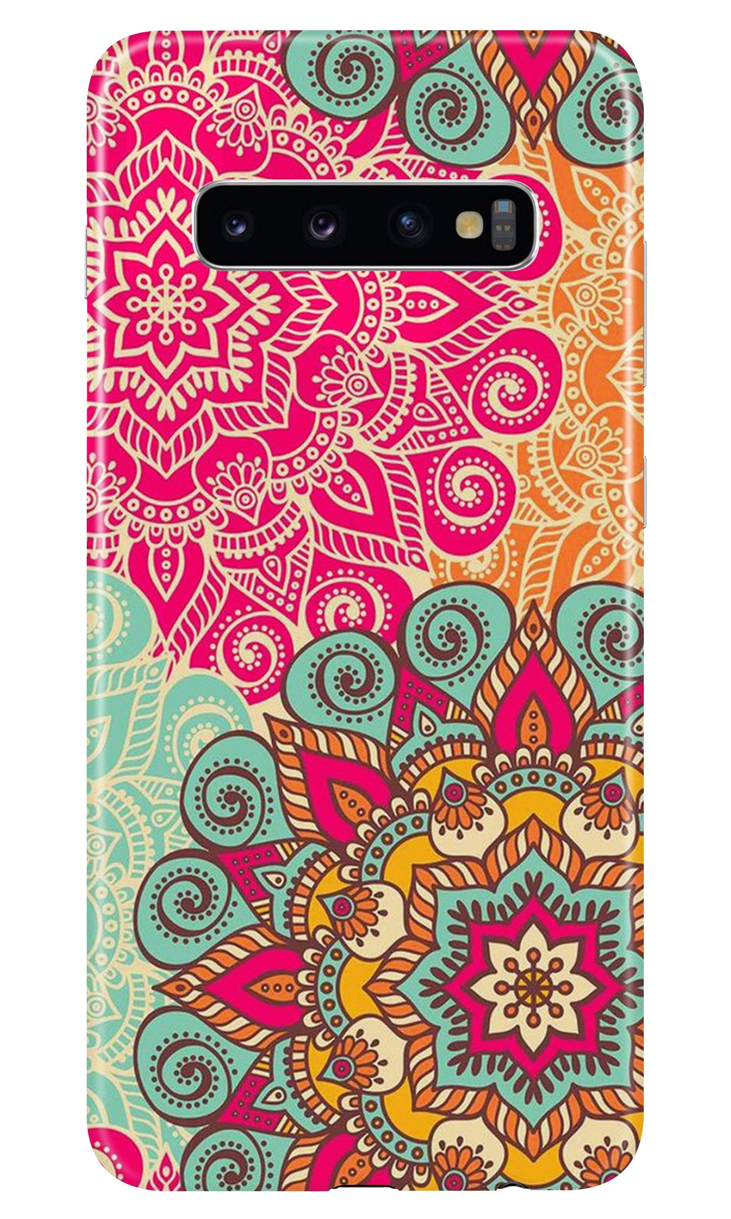 Rangoli art2 Mobile Back Case for Samsung Galaxy S10 (Design - 29) Rangoli art2 Case for Samsung Galaxy S10