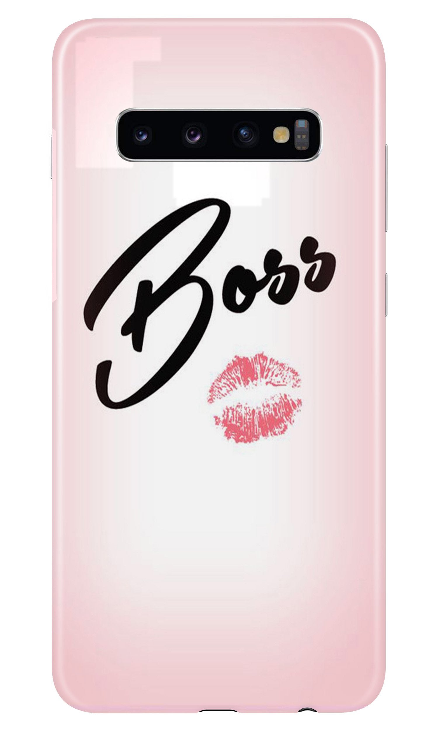 Boss Mobile Back Case for Samsung Galaxy S10 (Design - 59) Boss Case for Samsung Galaxy S10