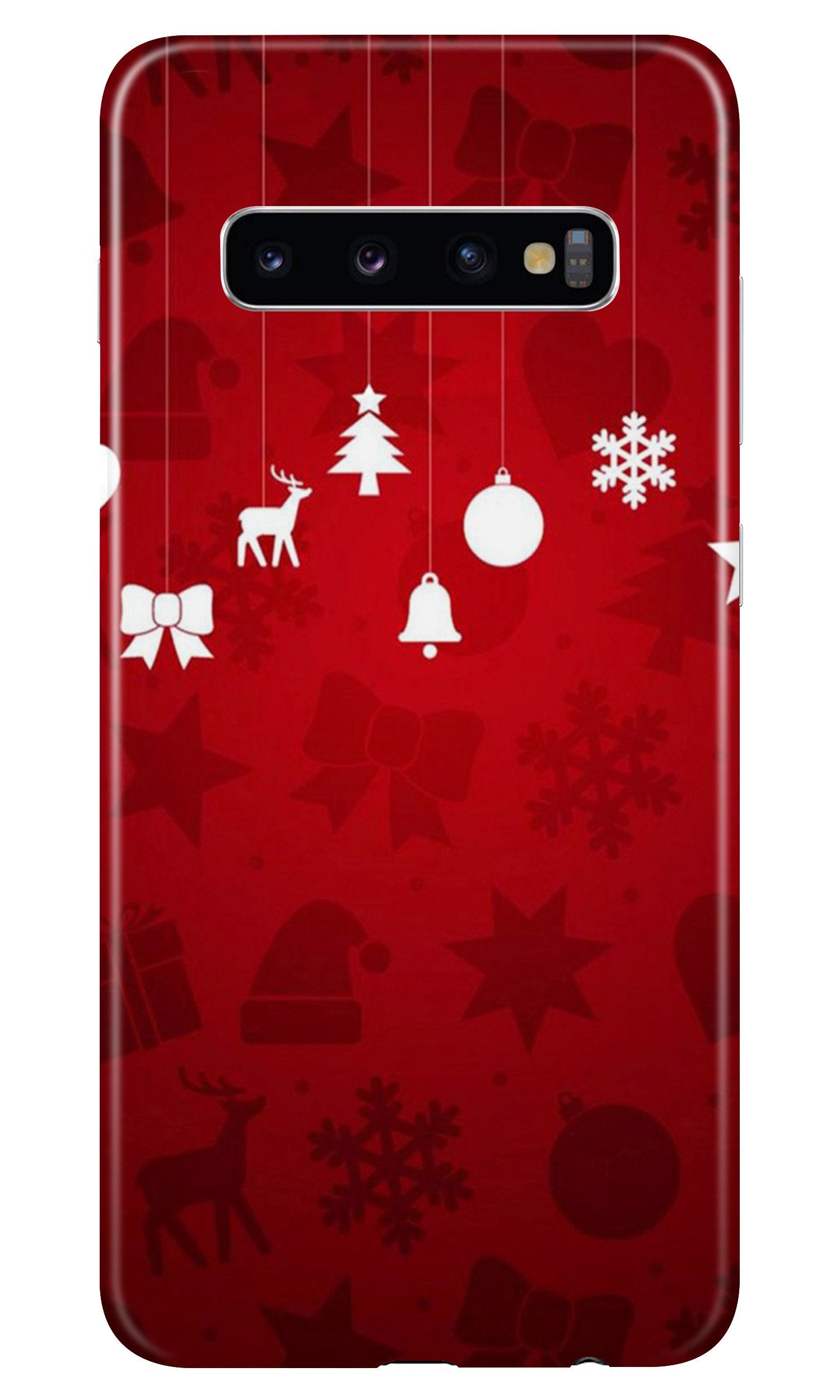 Christmas Mobile Back Case for Samsung Galaxy S10 (Design - 78) Christmas Case for Samsung Galaxy S10