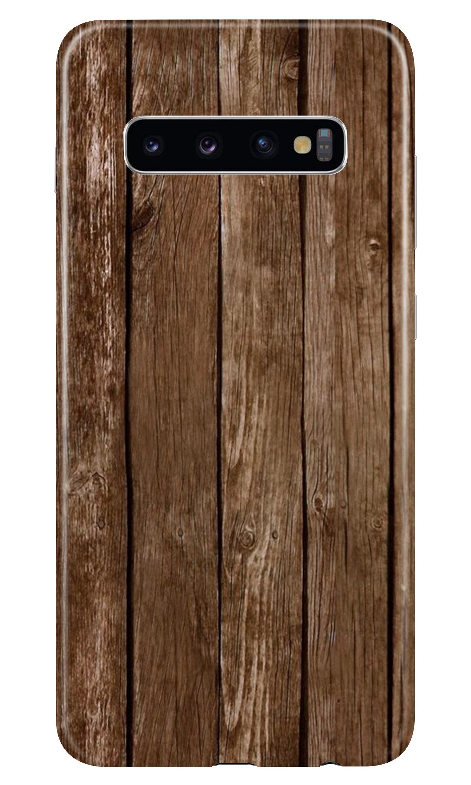 Wooden Look Mobile Back Case for Samsung Galaxy S10 Plus (Design - 112) (Design - 112) Wooden Look Case for Samsung Galaxy S10 Plus (Design - 112)