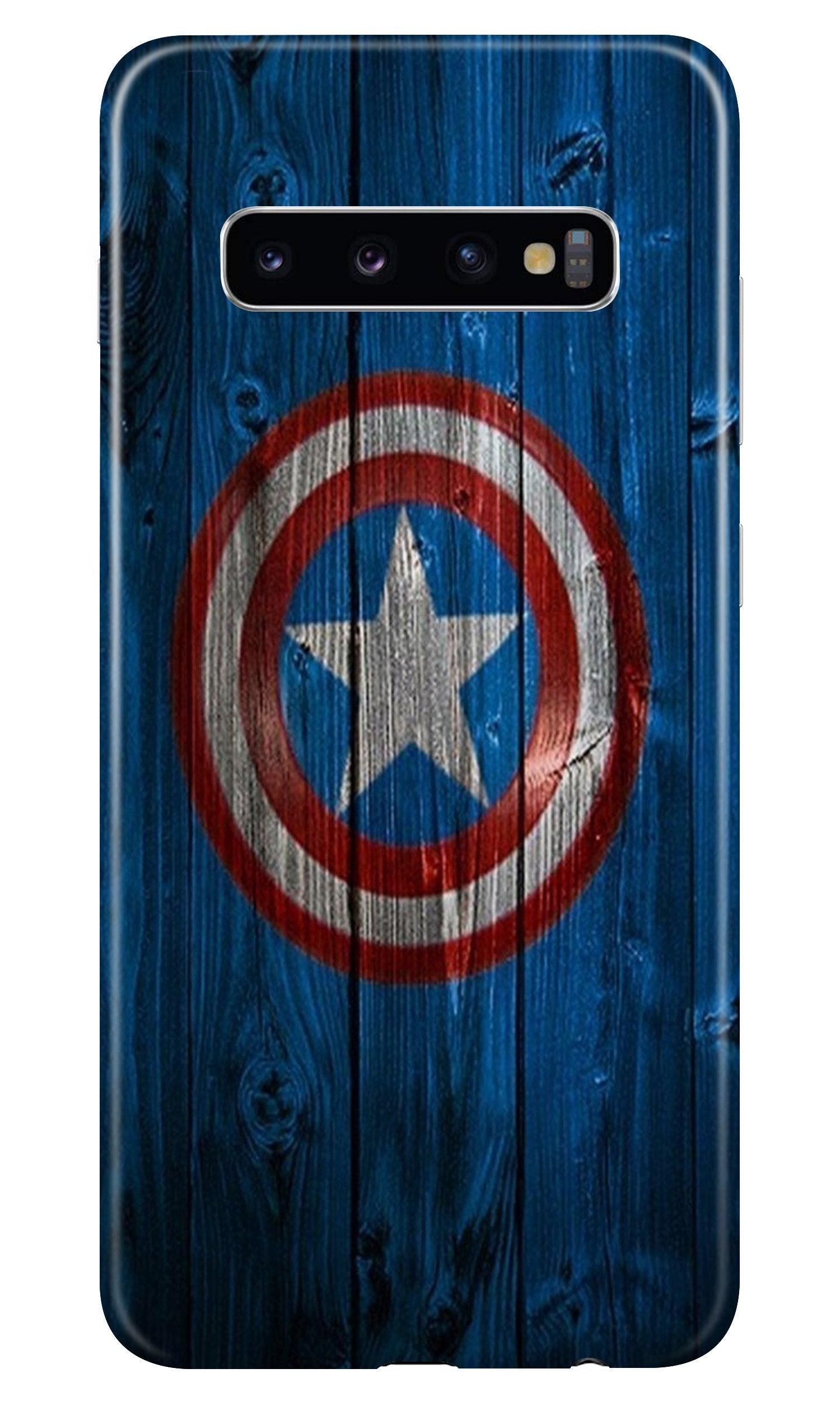 Captain America Superhero Mobile Back Case for Samsung Galaxy S10 (Design - 118) (Design - 118) Captain America Superhero Case for Samsung Galaxy S10 (Design - 118)