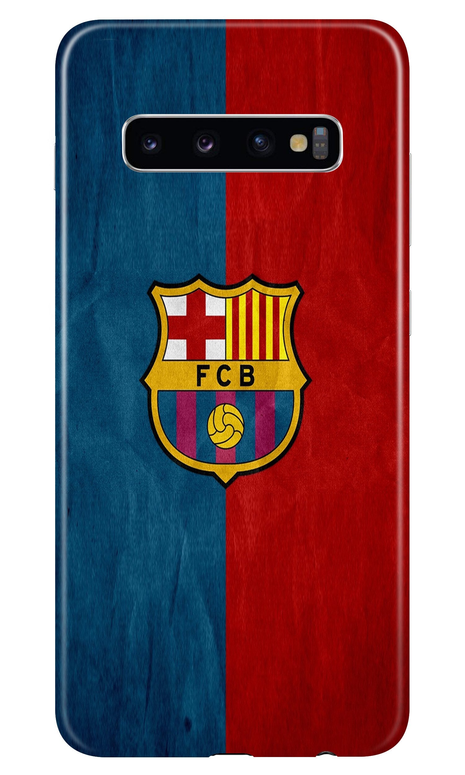 FCB Football Mobile Back Case for Samsung Galaxy S10 Plus (Design - 123) (Design - 123) FCB Football Case for Samsung Galaxy S10 Plus (Design - 123)