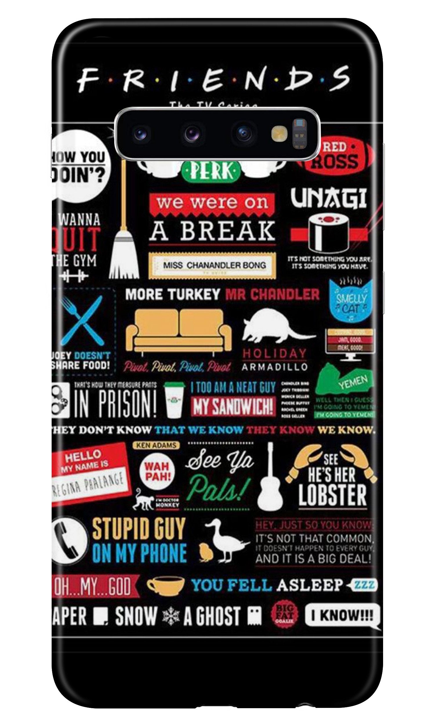 Friends Mobile Back Case for Samsung Galaxy S10 (Design - 145) (Design - 145) Friends Case for Samsung Galaxy S10 (Design - 145)