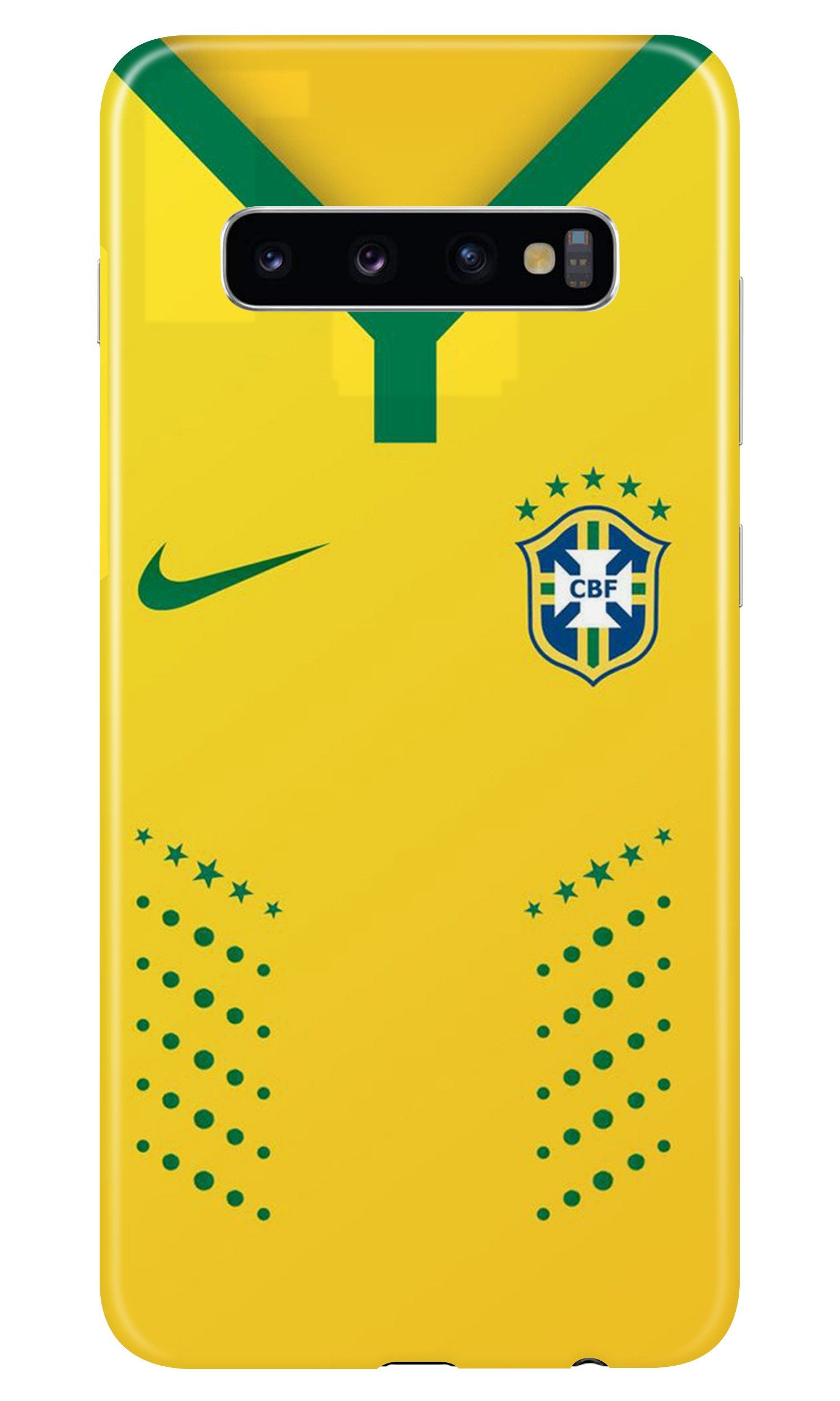 Brazil Mobile Back Case for Samsung Galaxy S10 (Design - 176) (Design - 176) Brazil Case for Samsung Galaxy S10 (Design - 176)