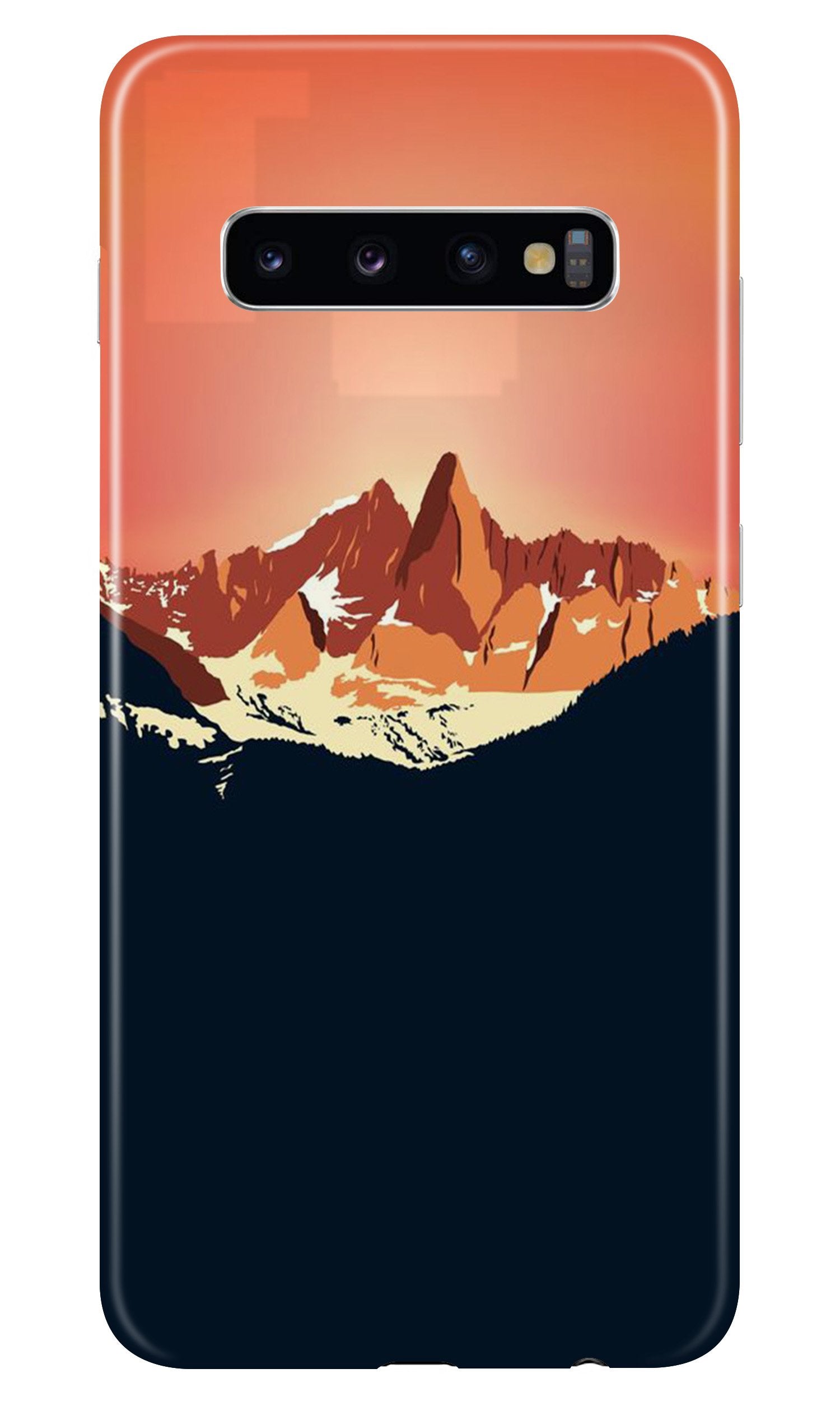 Mountains Mobile Back Case for Samsung Galaxy S10 (Design - 227) Mountains Case for Samsung Galaxy S10 (Design No. 227)