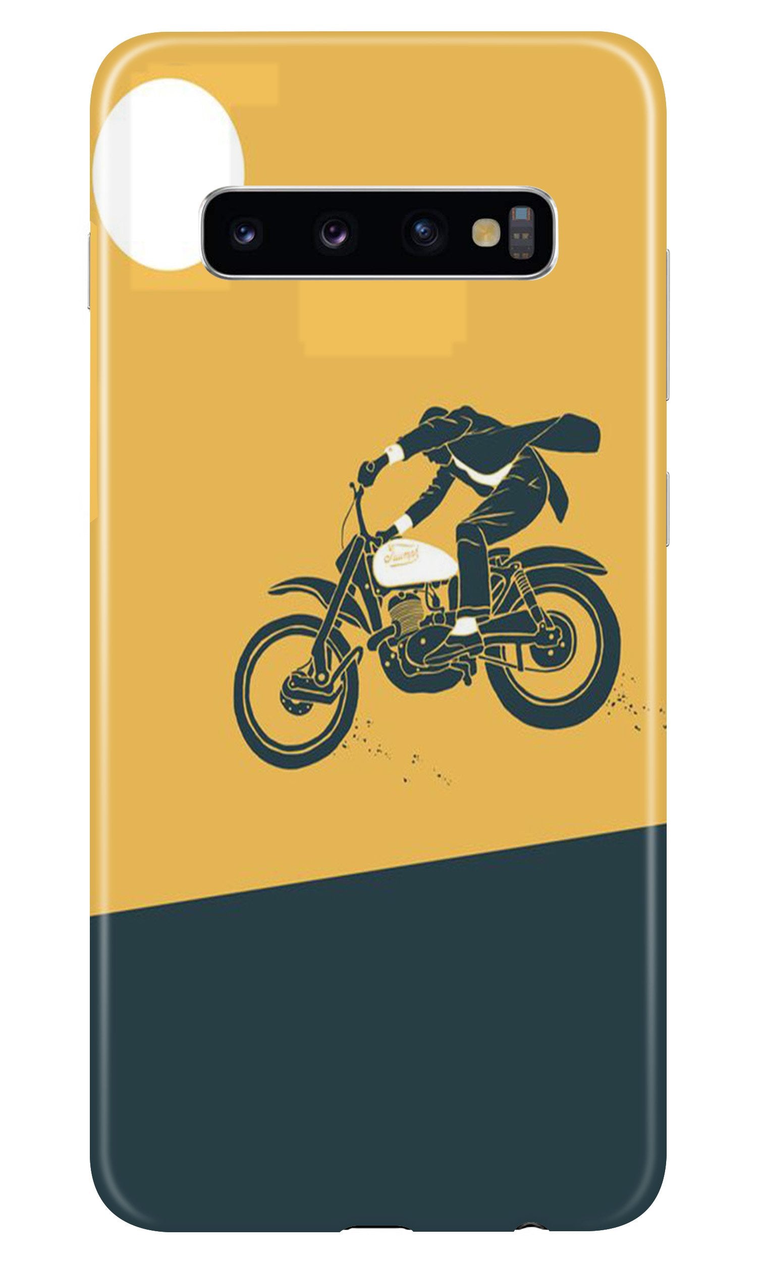 Bike Lovers Mobile Back Case for Samsung Galaxy S10 (Design - 256) Bike Lovers Case for Samsung Galaxy S10 (Design No. 256)