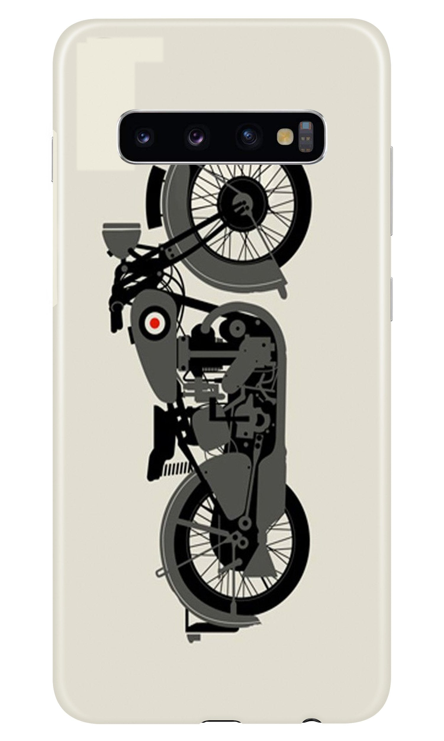 MotorCycle Mobile Back Case for Samsung Galaxy S10 Plus (Design - 259) MotorCycle Case for Samsung Galaxy S10 Plus (Design No. 259)
