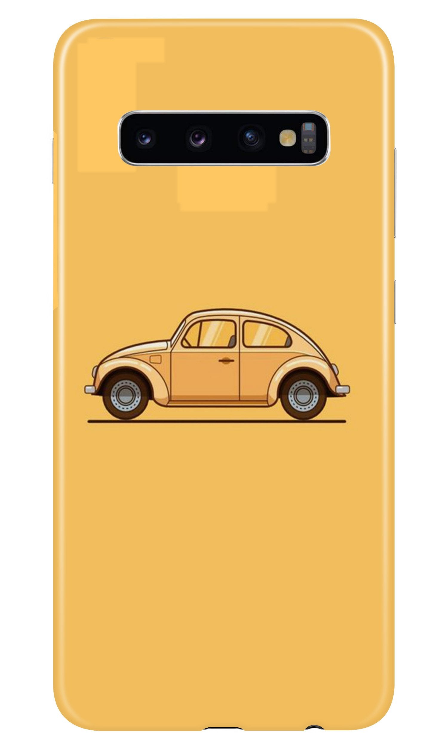 Vintage Car Mobile Back Case for Samsung Galaxy S10 Plus (Design - 262) Vintage Car Case for Samsung Galaxy S10 Plus (Design No. 262)