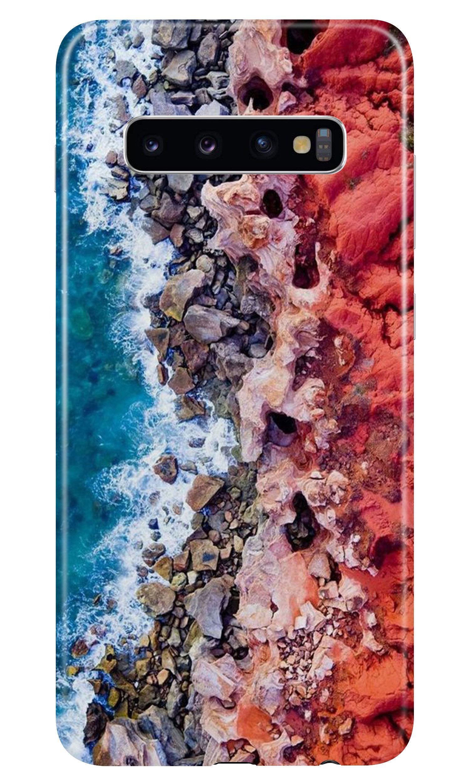 Sea Shore Mobile Back Case for Samsung Galaxy S10 Plus (Design - 273) Sea Shore Case for Samsung Galaxy S10 Plus (Design No. 273)