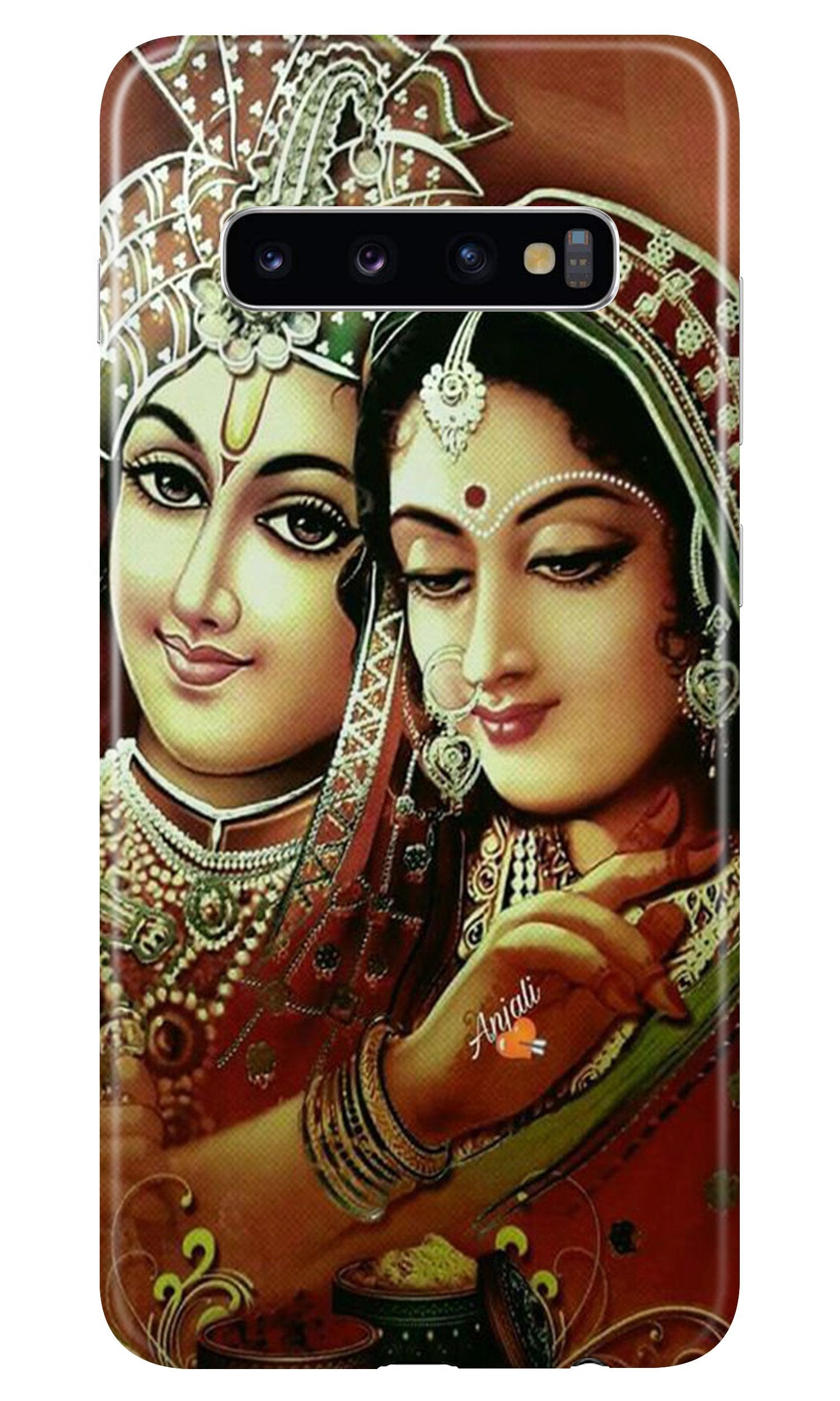 Radha Krishna Mobile Back Case for Samsung Galaxy S10 Plus (Design - 289) Radha Krishna Case for Samsung Galaxy S10 Plus (Design No. 289)