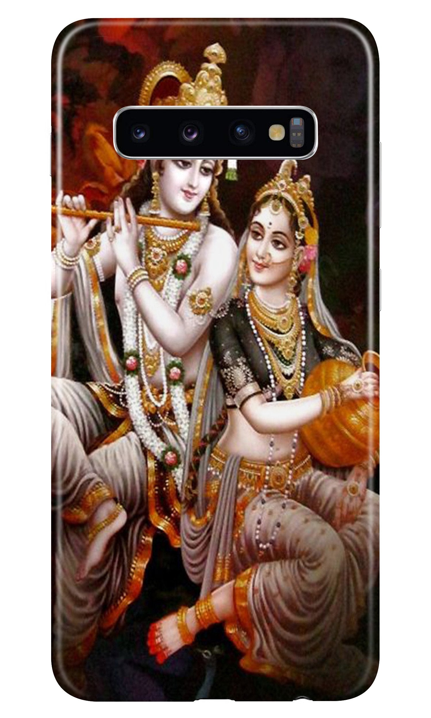 Radha Krishna Mobile Back Case for Samsung Galaxy S10 (Design - 292) Radha Krishna Case for Samsung Galaxy S10 (Design No. 292)
