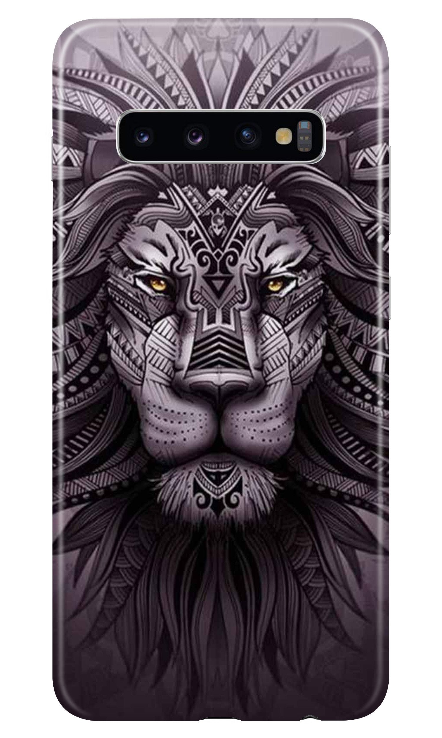 Lion Mobile Back Case for Samsung Galaxy S10 Plus (Design - 315) Lion Mobile Back Case for Samsung Galaxy S10 Plus (Design - 315)