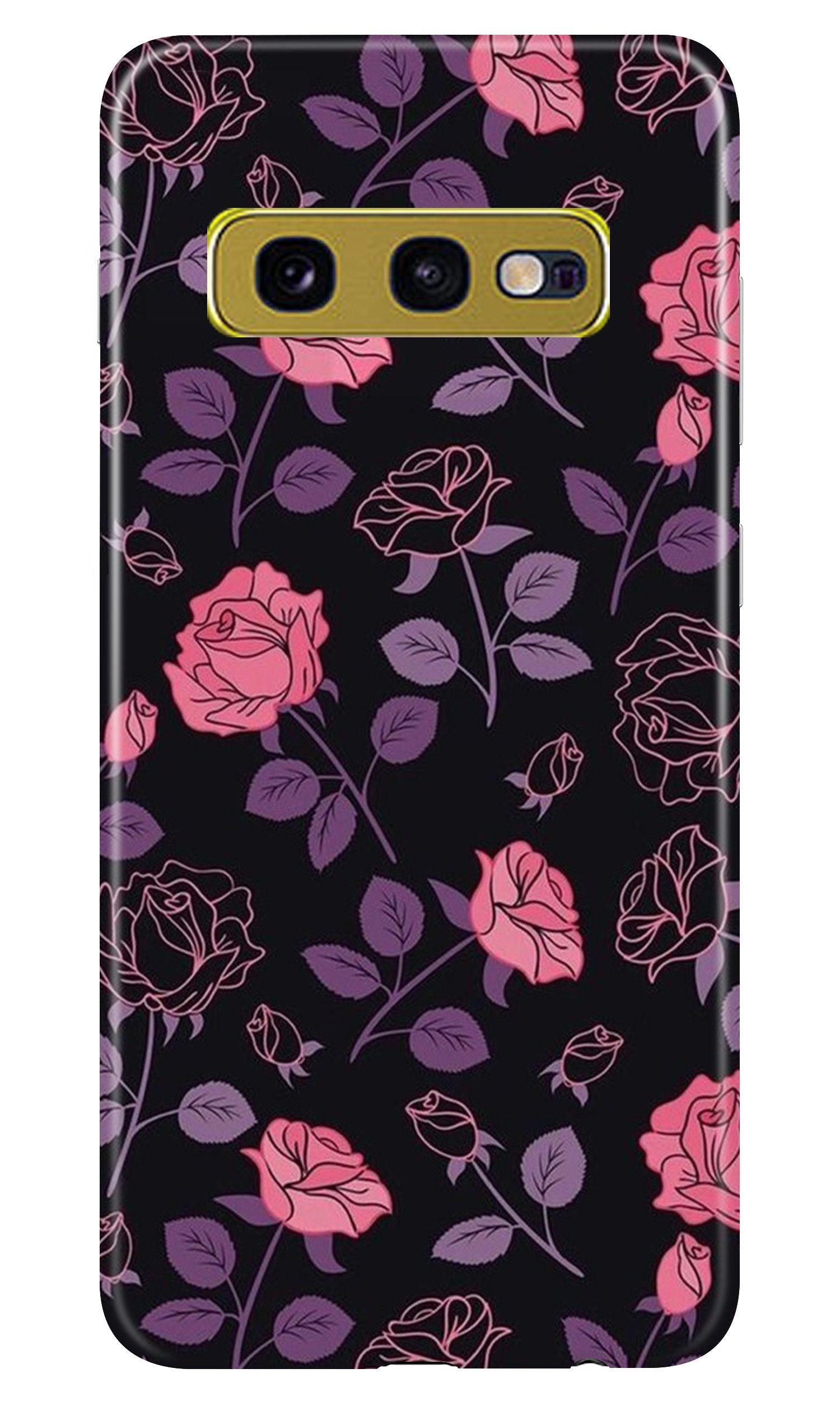 Rose Pattern Mobile Back Case for Samsung Galaxy S10E (Design - 2) Rose Pattern Case for Samsung Galaxy S10E
