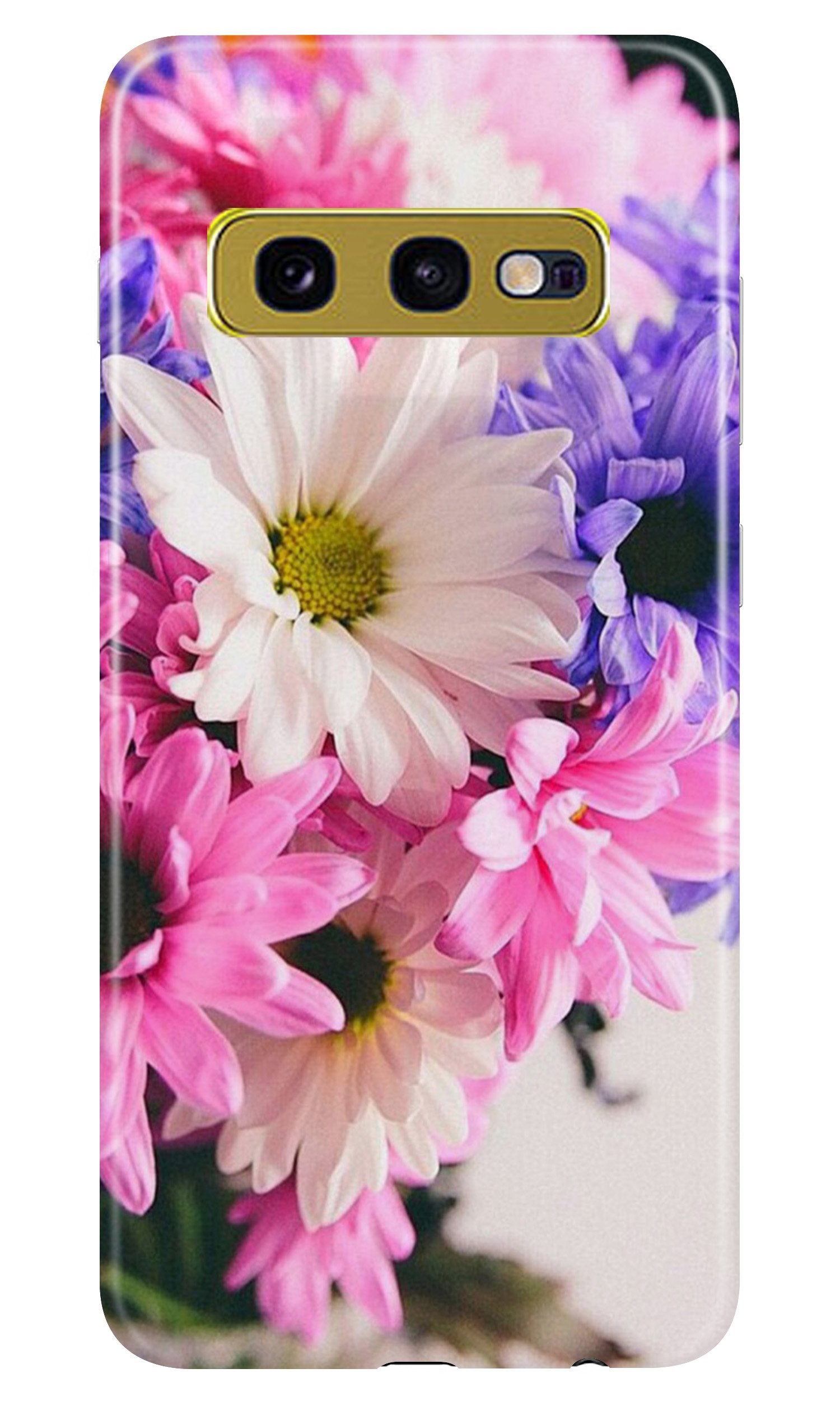 Coloful Daisy Mobile Back Case for Samsung Galaxy S10E (Design - 73) Coloful Daisy Case for Samsung Galaxy S10E
