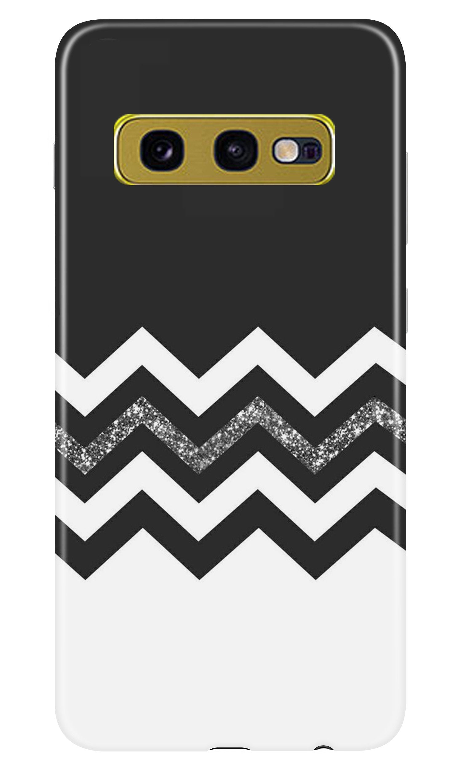 Black white Pattern2Mobile Back Case for Samsung Galaxy S10E (Design - 83) Black white Pattern2Case for Samsung Galaxy S10E