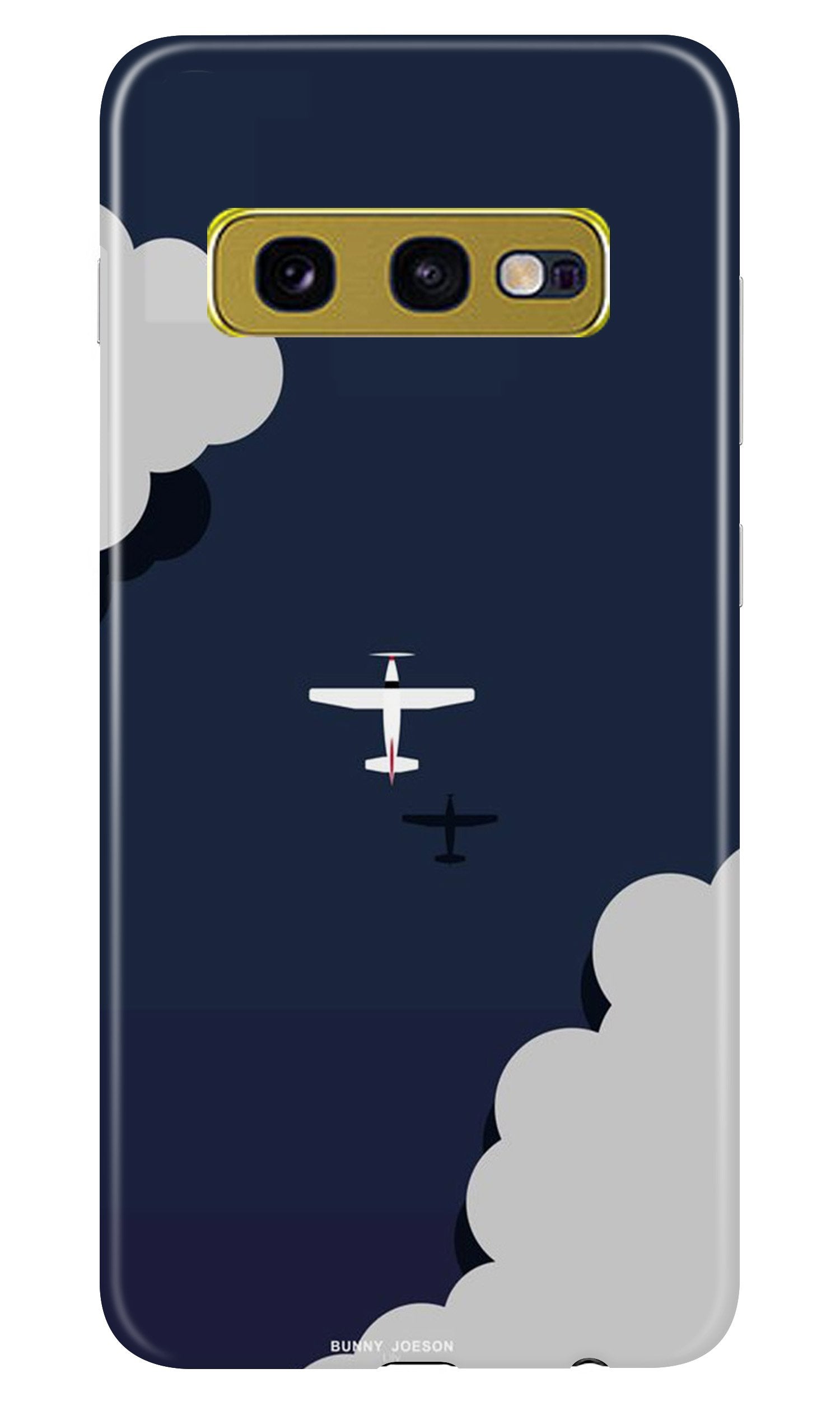 Clouds Plane Mobile Back Case for Samsung Galaxy S10E (Design - 196) Clouds Plane Case for Samsung Galaxy S10E (Design - 196)