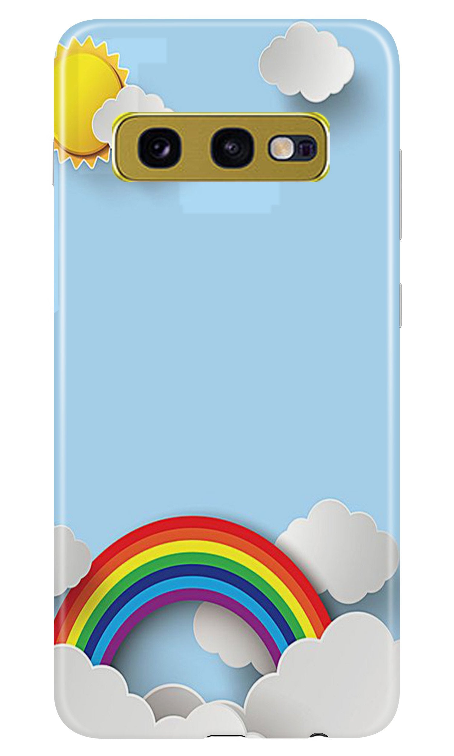 Rainbow Mobile Back Case for Samsung Galaxy S10E (Design - 225) Rainbow Case for Samsung Galaxy S10E (Design No. 225)