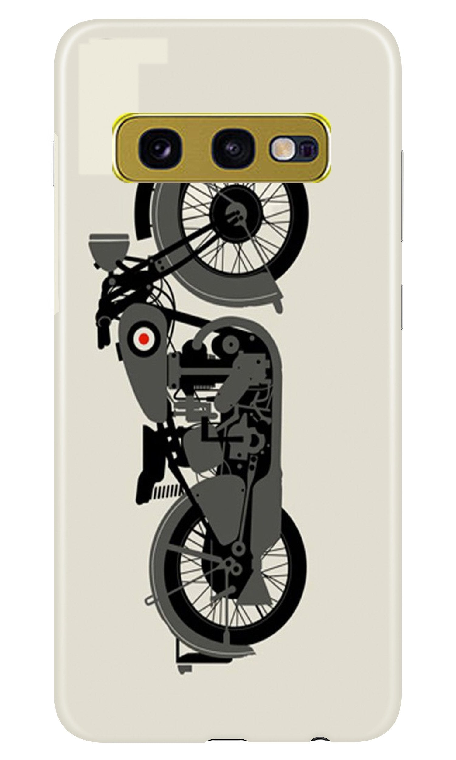 MotorCycle Mobile Back Case for Samsung Galaxy S10E (Design - 259) MotorCycle Case for Samsung Galaxy S10E (Design No. 259)