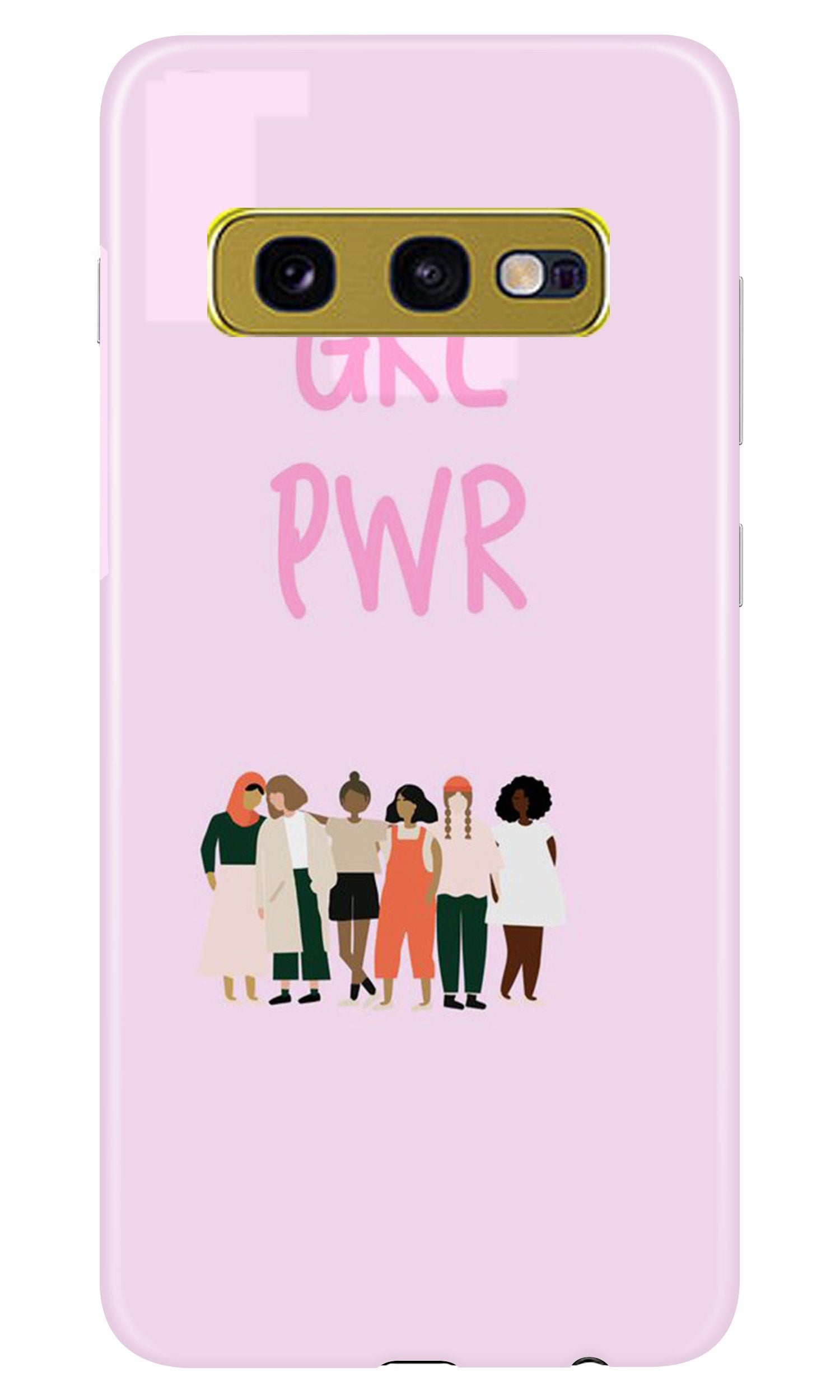 Girl Power Mobile Back Case for Samsung Galaxy S10E (Design - 267) Girl Power Case for Samsung Galaxy S10E (Design No. 267)