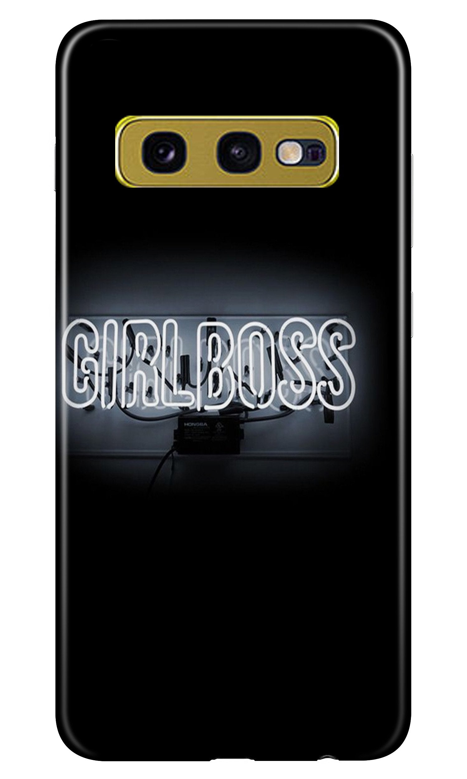 Girl Boss Black Mobile Back Case for Samsung Galaxy S10E (Design - 268) Girl Boss Black Case for Samsung Galaxy S10E (Design No. 268)