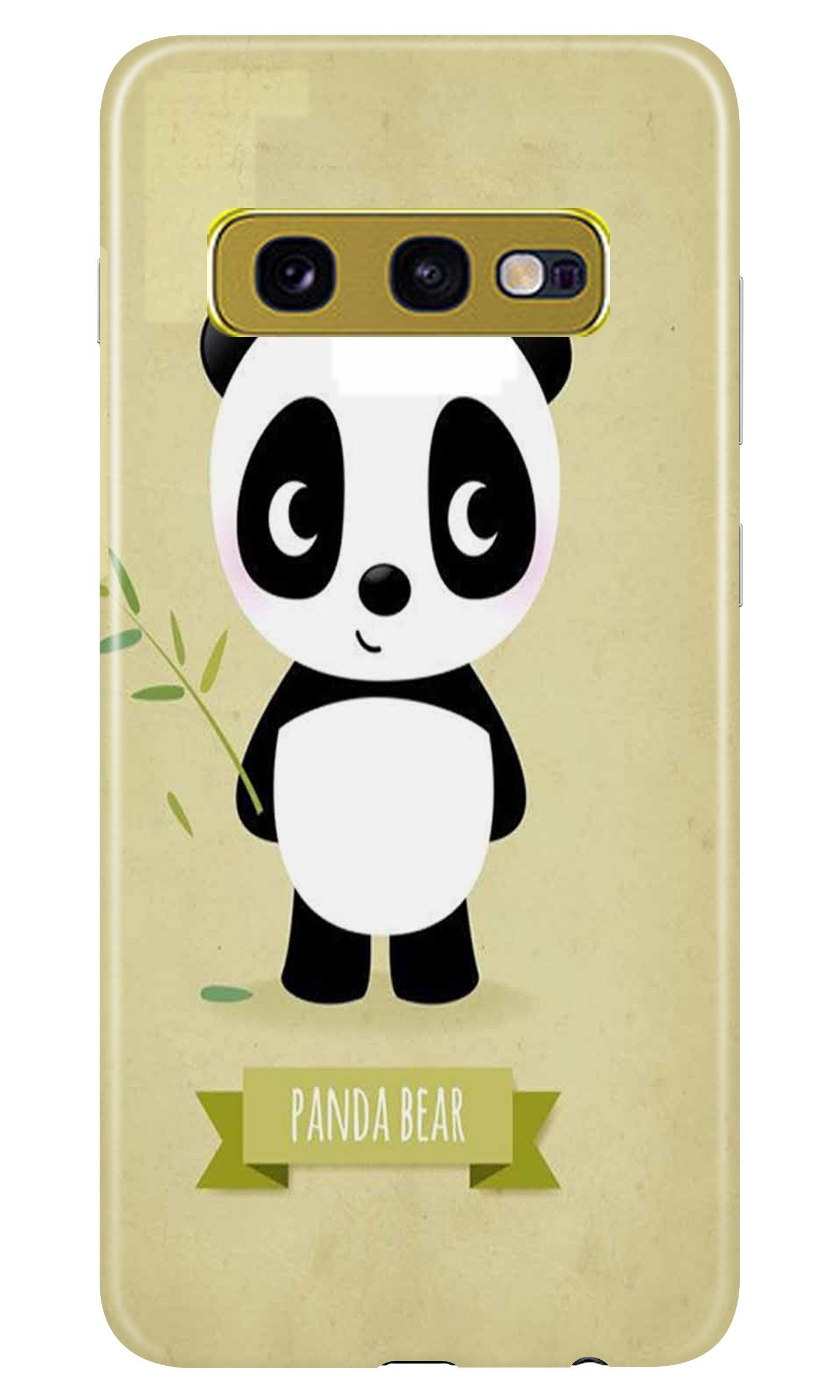 Panda Bear Mobile Back Case for Samsung Galaxy S10E (Design - 317) Panda Bear Mobile Back Case for Samsung Galaxy S10E (Design - 317)