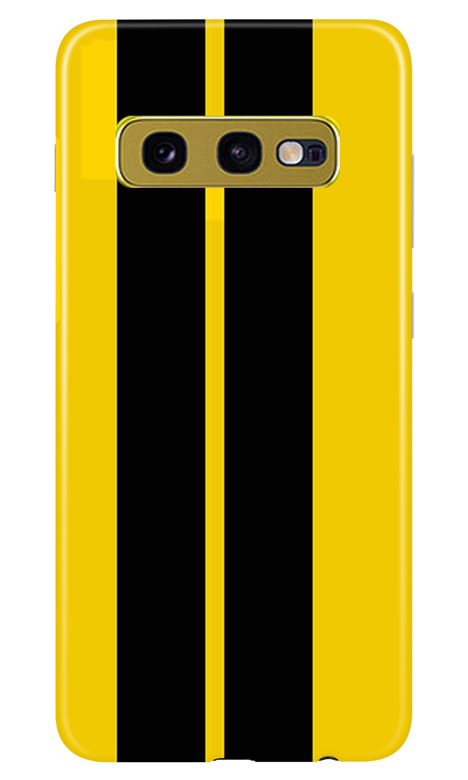 Black Yellow Pattern Mobile Back Case for Samsung Galaxy S10E (Design - 377) Black Yellow Pattern Mobile Back Case for Samsung Galaxy S10E (Design - 377)
