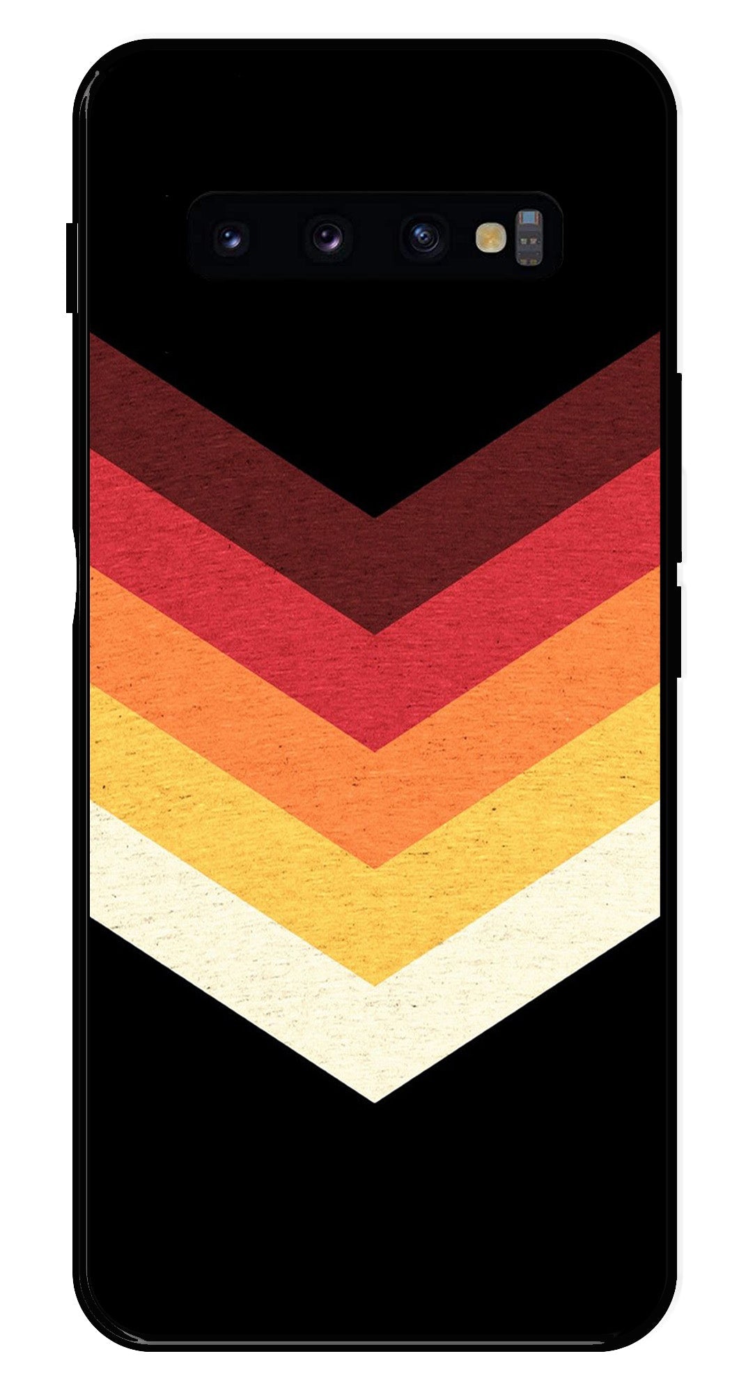 MultiColor Arrow Metal Mobile Case for Samsung Galaxy S10 Plus MultiColor Arrow Metal Mobile Case for Samsung Galaxy S10 Plus (Design No -04)