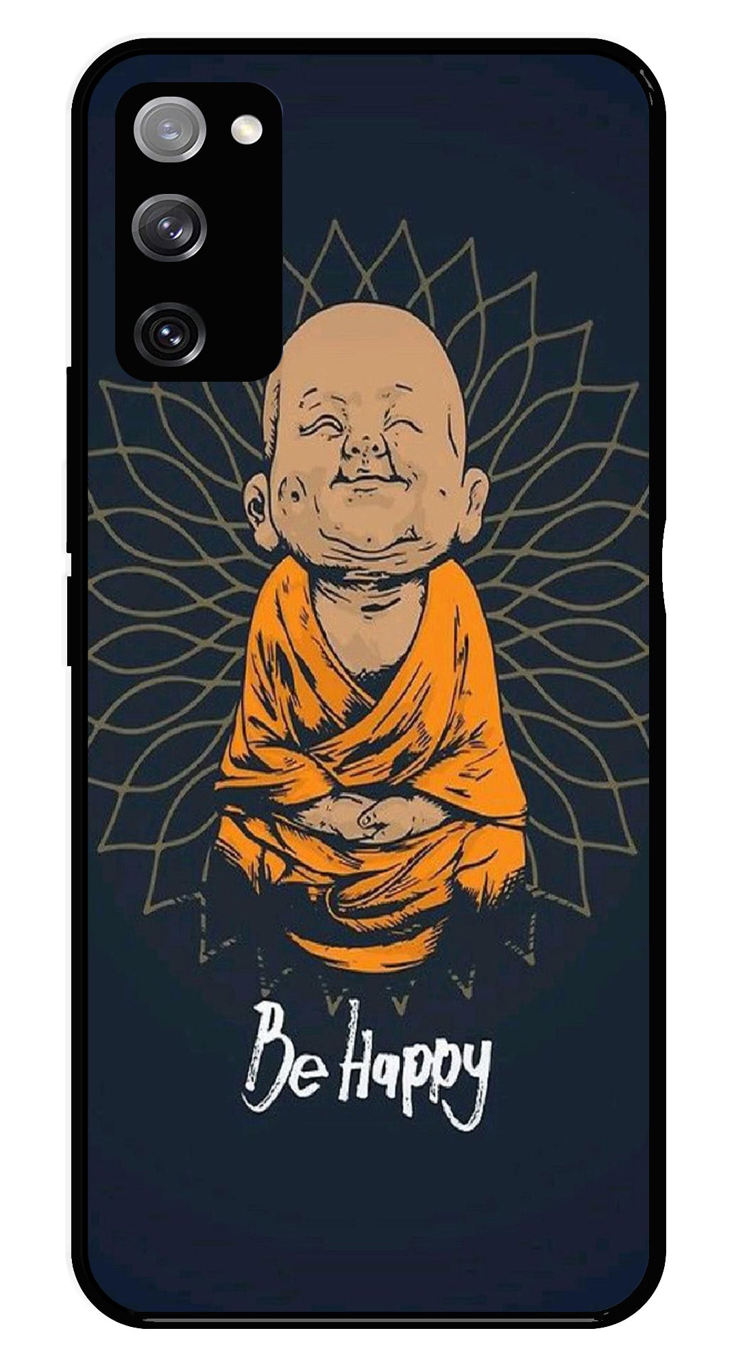 Be Happy Metal Mobile Case for Samsung Galaxy S20 FE 5G Be Happy Metal Mobile Case for Samsung Galaxy S20 FE 5G (Design No -27)