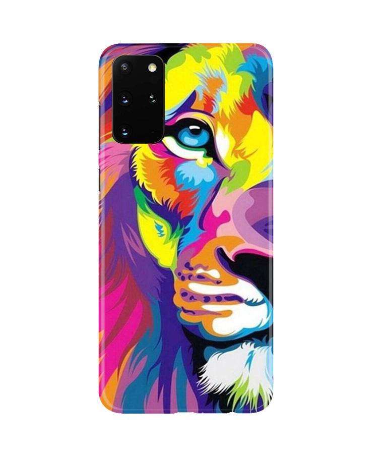 Colorful Lion Mobile Back Case for Galaxy S20 Plus (Design - 110) Colorful Lion Case for Galaxy S20 Plus (Design - 110)