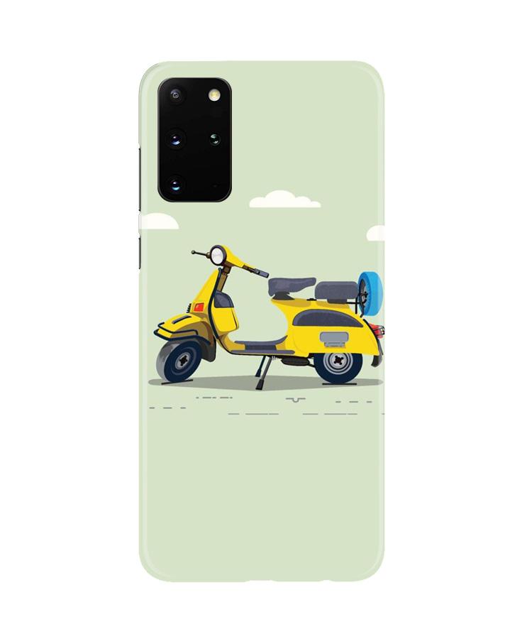 Vintage Scooter Mobile Back Case for Galaxy S20 Plus (Design - 260) Vintage Scooter Case for Galaxy S20 Plus (Design No. 260)