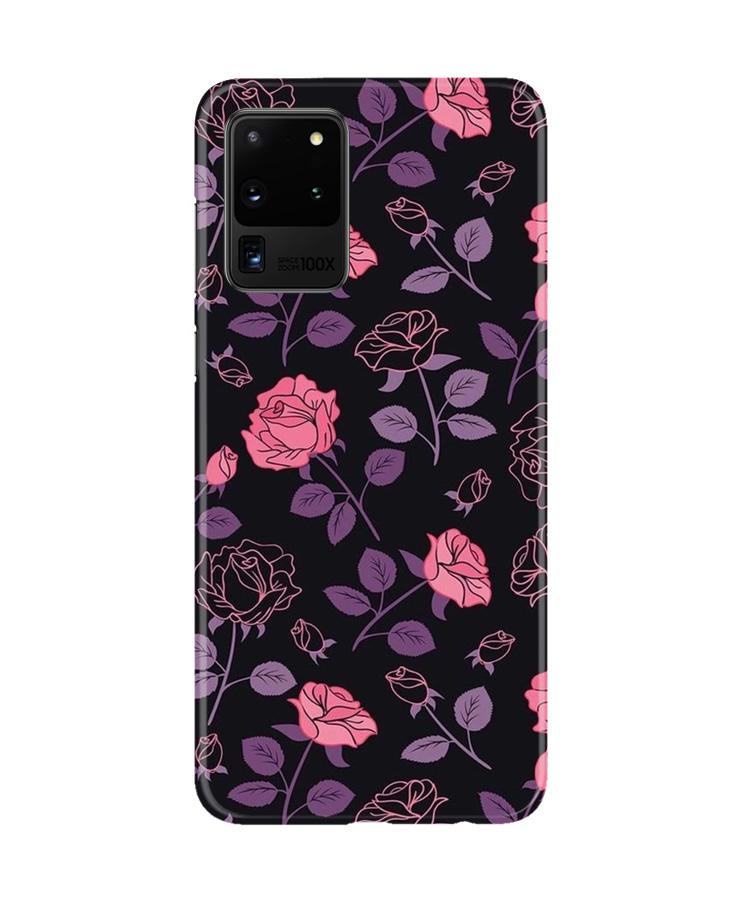 Rose Pattern Mobile Back Case for Galaxy S20 Ultra (Design - 2) Rose Pattern Case for Galaxy S20 Ultra
